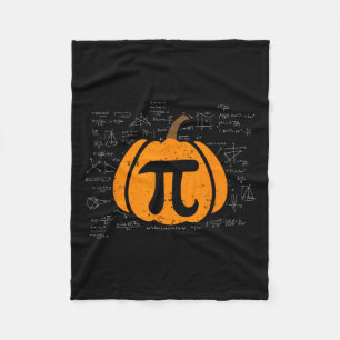 Grappige pompoentaart Wiskunde docent Halloween Th Fleece Deken