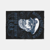 Grappige Pontonboot Kapitein Vader Motorboot Kapit Fleece Deken (Voorkant (Horizontaal))