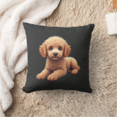 Grappige Poodle Dierenliefhebber Honden Grafisch C Kussen (Deken)