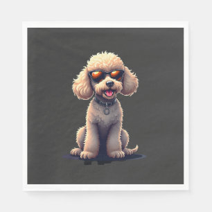 Grappige Poodle Dierenliefhebber Honden Grappig Gr Servet