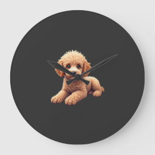 Grappige Poodle Dierenliefhebber Honden Grappig Sh Grote Klok
