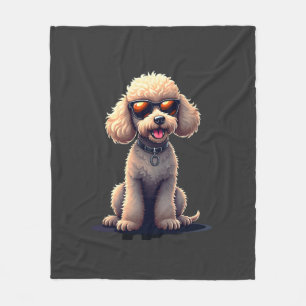 Grappige Poodle Dierenliefhebber Honden Grappige H Fleece Deken