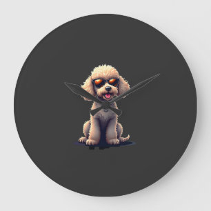 Grappige Poodle Dierenliefhebber Honden Grappige H Grote Klok
