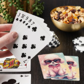 Grappige Poodle Kawaii Hond Pokerkaarten (Insitu)