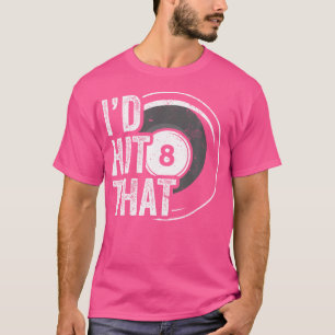 Grappige pool liefhebber voor vrouwen en Mannen bi T-shirt