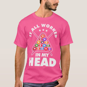 Grappige pool liefhebber voor vrouwen en Mannen bi T-shirt