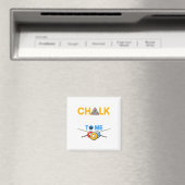 Grappige Pool Player 8-ball Billard Lover Chalk Di Magneet (Insitu (Vaatwasser))