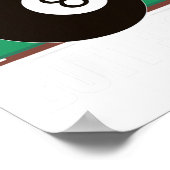 Grappige Pool Player Biljart Gift Rack Em Up Poster (Hoek)