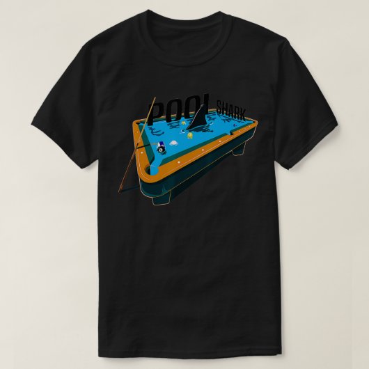 Grappige Pool Player's Pool voor Billiard Lovers T-shirt (Design voorkant)