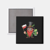 Grappige Poolse St. Patrick's Day Polen Vlag Magneet (Voorkant / Achterkant)