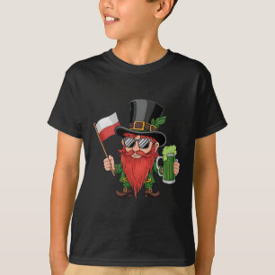 Grappige Poolse St. Patrick's Day Polen Vlag T-shirt