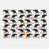 Grappige Pooping Dog Verjaardag Inpakpapier Vel (Voorkant 3)