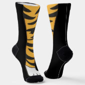 Grappige poot kat tijger been Voeten Sokken Knie D (Gebogen)