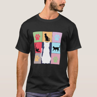 Grappige poot kattenkoppen squad kat ouder schatti t-shirt