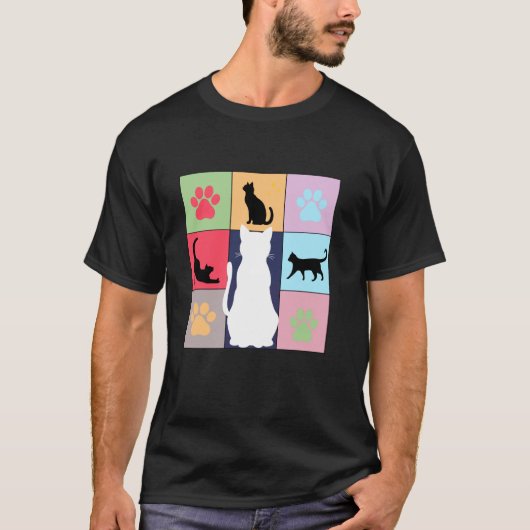 Grappige poot kattenkoppen squad kat ouder schatti t-shirt (Voorkant)