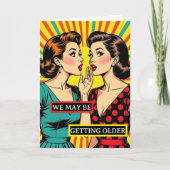 Grappige Pop Art verjaardag voor vriend Kaart (Voorkant)