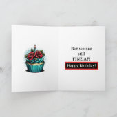 Grappige Pop Art verjaardag voor vriend Kaart (Binnen)