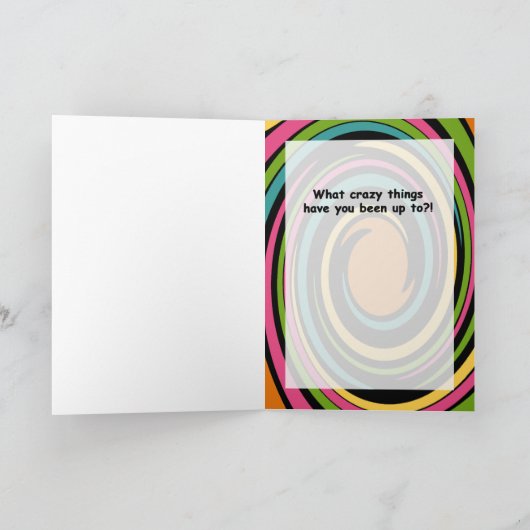 Grappige Popcorn Kaart (Binnen)