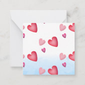 Grappige popcorn-liefde notitiekaartje (Achterkant)