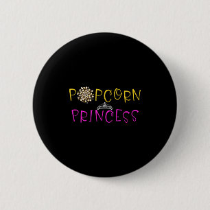 Grappige Popcorn Lover Graphic Gezegde Popcorn Pri Ronde Button 5,7 Cm