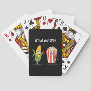 Grappige Popcorn Schattige Kawaii Style Popped Pop Pokerkaarten