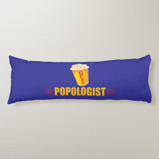 Grappige Popcornliefhebber Lichaamskussen (Voorkant)