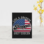 Grappige Poppa Als Een Opa Alleen Cooler Ons Ameri Kaart (Gele Bloem)