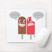 grappige popsik muismat (Met muis)