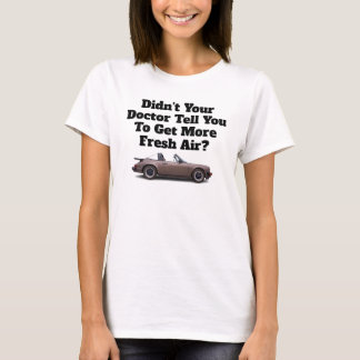 Grappige Porsche advertentie T-shirt