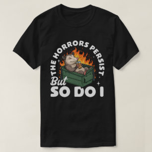 Grappige Possum Horrors Blijven Bestaan Possum Kof T-shirt