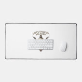Grappige Possum Jezus Vintage Gravure Shirt Ontwer Bureaumat (Keyboard & Muis)