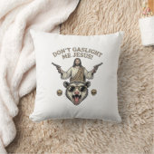 Grappige Possum Jezus Vintage Gravure Shirt Ontwer Kussen (Deken)