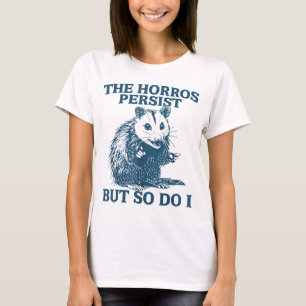 Grappige possum liefde is alles wat we nodig hebbe t-shirt
