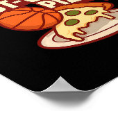 Grappige Post Game Pizza Sketll Fan Uitrusting Ont Poster (Hoek)