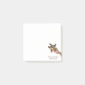 Grappige Post-it® notes Happy Giraffe - aangepaste (Voorkant)