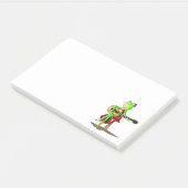 Grappige Post-it® Notities met Kikker die Gitaar S Notes (Schuin)