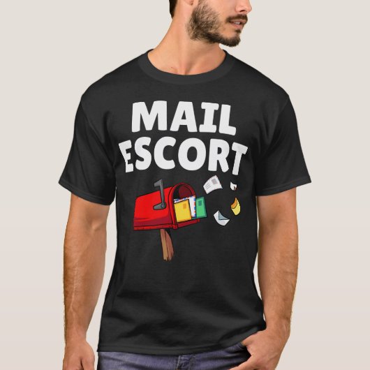 Grappige postbode postbeambte grap t-shirt (Voorkant)