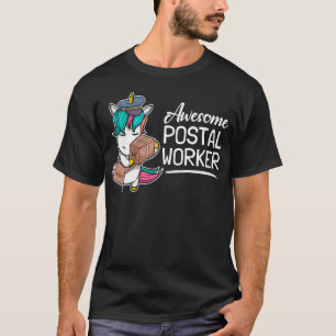 Grappige Postbode Postbezorger Ik Mooie Eenhoorn T-shirt