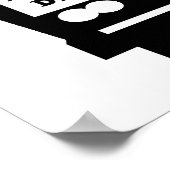 Grappige Poster Bus Aangereden (Hoek)