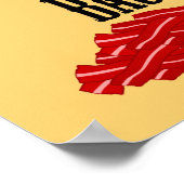 Grappige Poster Meer Bacon Nodig (Hoek)