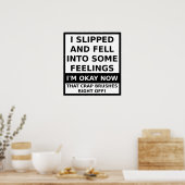 Grappige Poster met Gevoel voor Humor (Keuken)