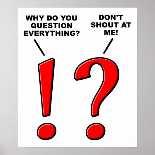 Grappige Poster Met Leestekens (Voorkant)