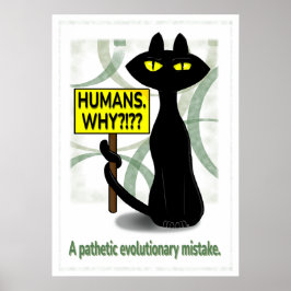 Grappige poster met slechte boogie - Mensen. Waaro