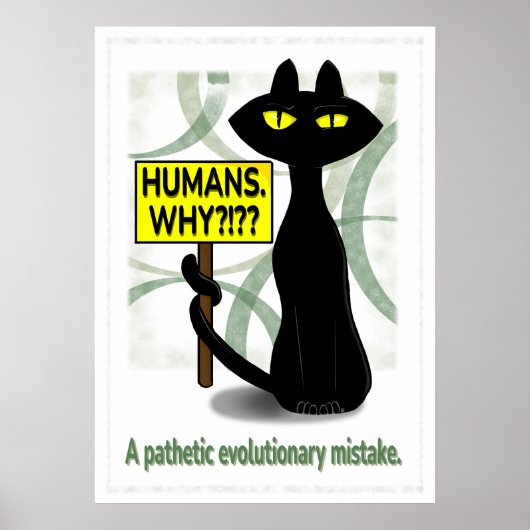 Grappige poster met slechte boogie - Mensen. Waaro (Voorkant)