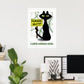Grappige poster met slechte boogie - Mensen. Waaro (Thuiskantoor)