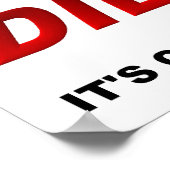 Grappige Poster over Afvallen (Hoek)