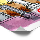 Grappige Poster over Wapen Spel (Hoek)