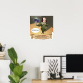 Grappige Poster van Shakespeare Selfie (Thuiskantoor)