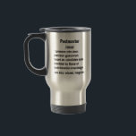 Grappige Postmaster Definitie geschenken voor mann Reisbeker<br><div class="desc">Ontdek een selectie van doordachte geschenken voor postmeesters, ideaal voor zowel mannen als vrouwen. Van grappige en creatieve cadeau-ideeën tot praktische items, deze opties vieren de toewijding en organisatievaardigheden van degenen in postmaster-rollen. Ideaal voor feestdagen, verjaardagen of elke gelegenheid om de belangrijke bijdragen van postmeesters te eren en te waarderen....</div>