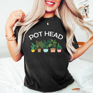 Grappige Pot Hoofd Tuinieren Liefhebbers Vrouwen Z T-shirt